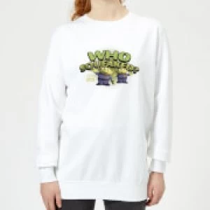 Image of Toy Story Who Squeaked Womens Sweatshirt - White - S