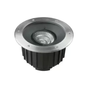 Image of Leds-C4 Gea - Outdoor LED Uplight recessed Stainless Steel Polished 1-10V Dimming 30cm 3820lm 2700K IP67
