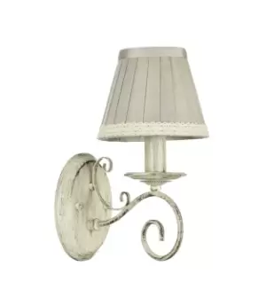Image of Felicita Wall Candle Lamp Beige, 1 Light, E14