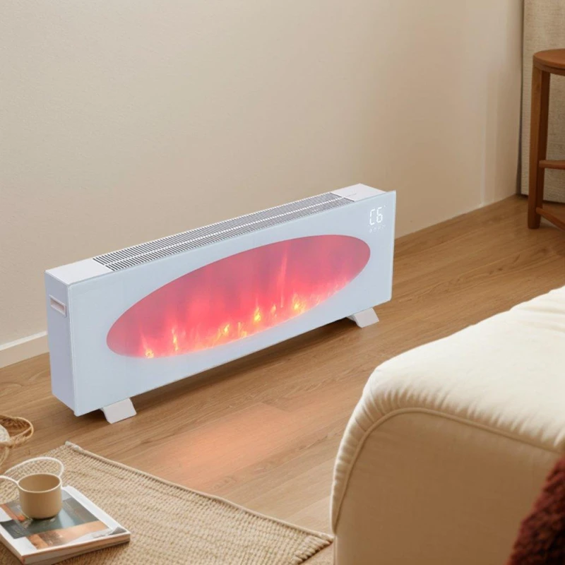 Image of Kabinet UK Freestanding Electric Fireplace with Remote White unisex One size