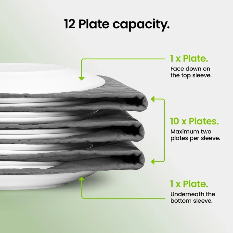 Image of Vonshef Plate Warmer Electric, 12 Plate Heater Up To 75 Degrees, Folding & Compact, Ideal For Sunday Lunch & Christmas, Grey, 200W