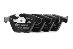 Image of ATE Brake pad set BMW 13.0470-7167.2 34112283865,34112339269,34116753668 34116761283,34116761284,34116763089,34116763591,34116764540,34116767191