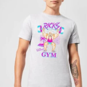 Image of Rick and Morty Rick Gym Mens T-Shirt - Grey - M