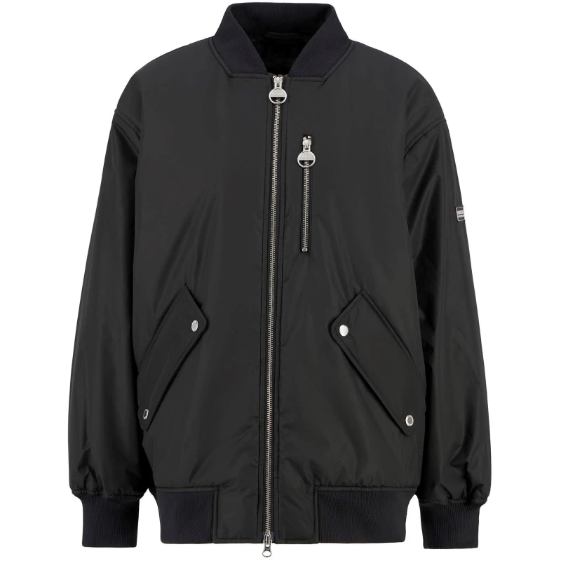 Image of Barbour International Womens Kuala Showerproof Jacket Black female 12 (M)