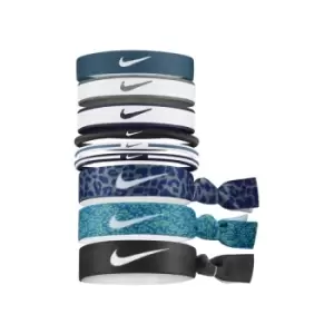Image of Nike Mixed Hairbands 8 PK Marina Hasta Midnight Navy