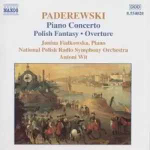Image of Piano Concerto - Polish Fantasy by Ignacy Jan Paderewski CD Album