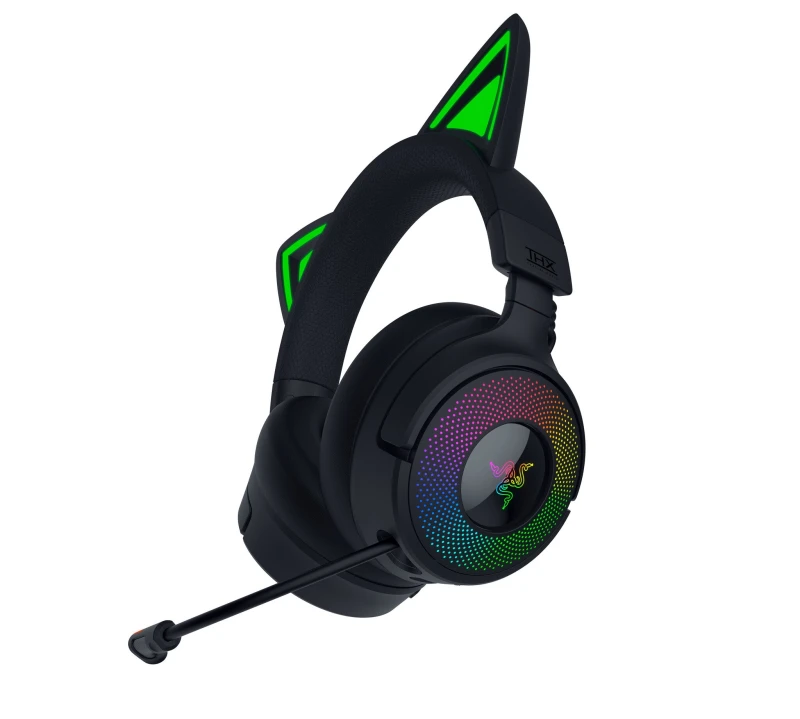 Image of Razer Razer Kraken Kitty V3 Pro Headset Wired & Wireless Head-band Gaming USB Type-A Bluetooth Black RZ04-05170300-R3M1