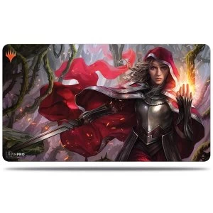 Image of Ultra Pro Magic The Gathering: Throne of Eldraine Red Rowan Hood Playmat