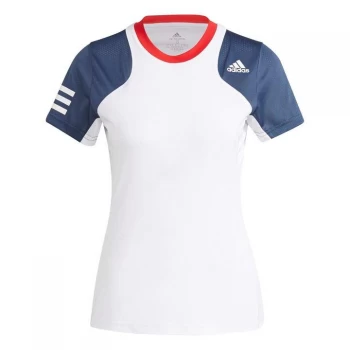 Image of adidas Club Tee - White/Navy