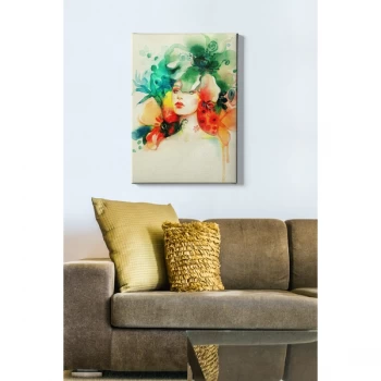 Image of Kanvas Tablo (50 x 70) - 57 Multicolor Decorative Canvas Painting