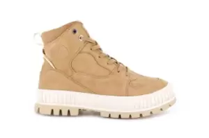 Image of Palladium Boots Womens PALLASHOCK HI SNK DEAR BROWN