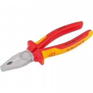 Image of Knipex VDE Insulated Combination Pliers 200mm