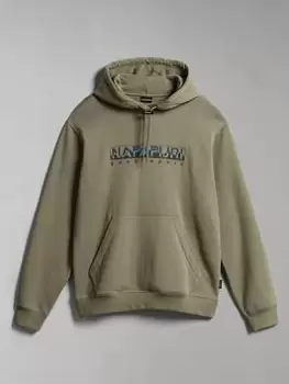 Image of Napapijri Telemark Hoodie - Khaki, Size XL, Men