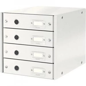Image of Leitz Click & Store 6049-00-01 Desk drawer box White A4 No. of drawers: 4