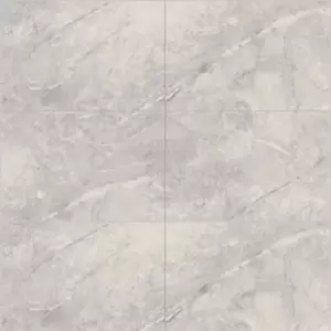 Image of Tile Effect Valmasino Marble 2400mm x 598mm Hydro-Lock Tongue & Groove Bathroom Wall Panel - Valmasino Marble - Multipanel