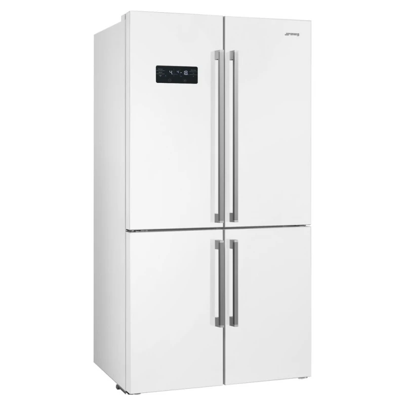 Image of Smeg FQ60BDE French Style 4 Door Fridge Freezer Non Ice + Water - White FQ60BDE