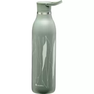 Image of Aladdin Cityloop Thermavac 600ml Stainless Steel Water Bottle - Sage Leaf Print