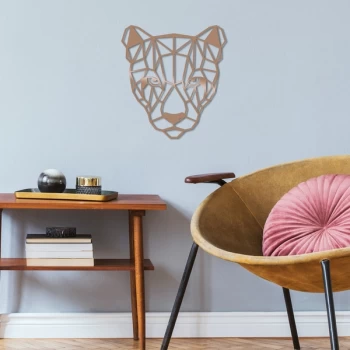 Image of Puma - Copper Copper Decorative Metal Wall Accessory