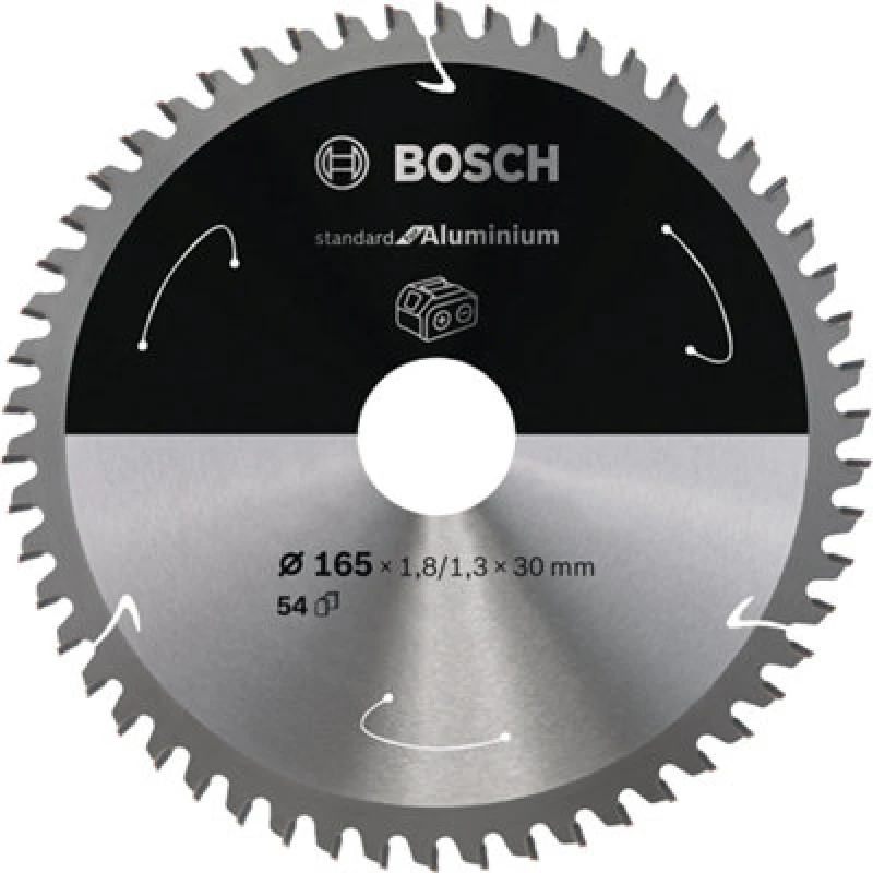 Image of Amica Bosch PRO Aluminium cordless Circular Saw Blade 165 x 1.8 x 30 mm 2608837764 2608837764