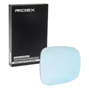 Image of RIDEX Wing Mirror Glass 1914M0093 Side Mirror Glass,Mirror Glass AUDI,A3 Schragheck (8L1),A6 Avant (4B5, C5),A4 Limousine (8D2, B5),A4 Avant (8D5, B5)