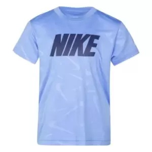 Image of Nike Swoosh T-Shirt Infant Boys - Blue