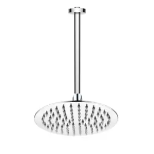 Image of 200mm Ultra Slim Round Shower Head with Ceiling Arm
