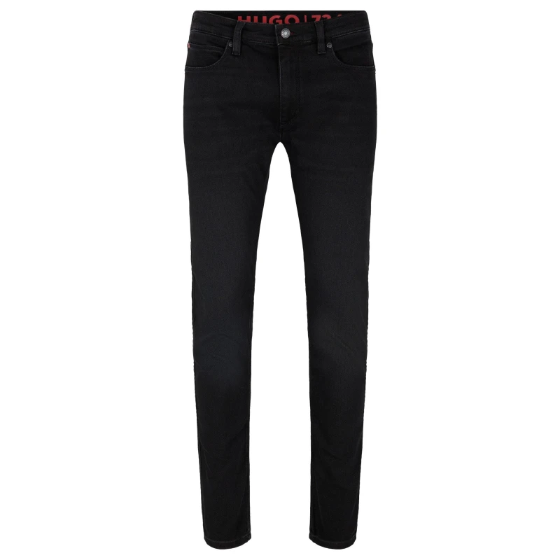 Image of Hugo 734 Extra Slim Fit Jeans Black 008 male 29W L
