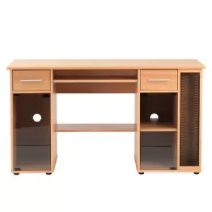 Image of Alphason San Jose Workstation - Beech
