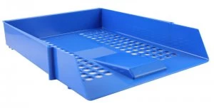 Image of Q Connect Lettertray Blue