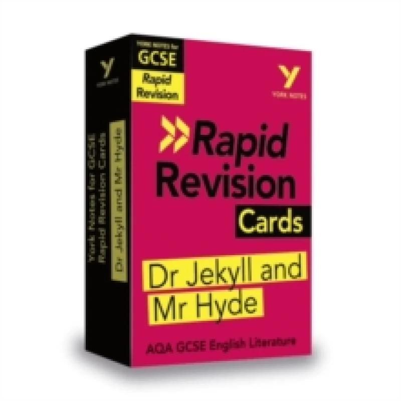 Image of Anne Rooney York Notes for AQA GCSE (9-1) Rapid Revision Cards: The Strange Case of Dr Jekyll and Mr Hyde - catch up, revise and be ready for the 2025
