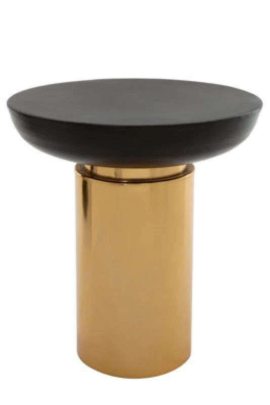 Image of Orsina Premier Housewares Black And Gold Side Table