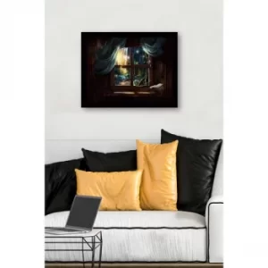 Image of SC0796 Multicolor Decorative Framed MDF Painting