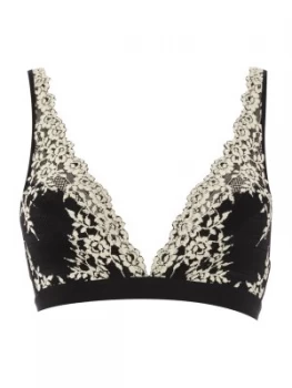 Image of Wacoal Embrace lace soft cup non wired bra Black