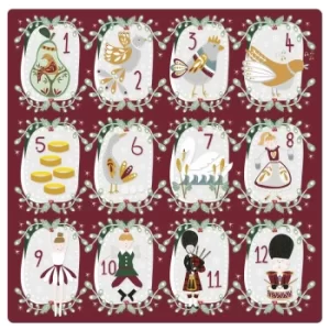 Image of Denby 12 Days Of Christmas Set Of 6 Placemats