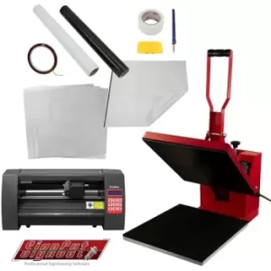 Image of Clam Heat Press 38 x 38cm Sublimation Machine Vinyl Cutter