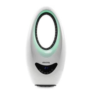 Image of electriQ eiQ-AM09 2kW Bladeless Fan Heater with Mood Light