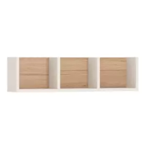 Image of 4Kids 70Cm Sectioned Wall Shelf In Light Oak