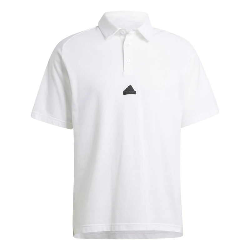 Image of adidas Z.N.E. Premium Polo Shirt Mens - White White XS