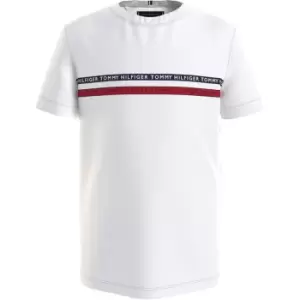 Image of Tommy Hilfiger Tommy Tape Tee S/S - White
