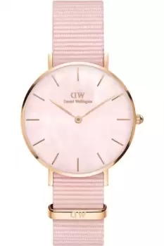 Image of Unisex Daniel Wellington Petite 32 Coral Rose Gold Mother of Pearl Watch DW00100515