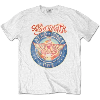 Image of Aerosmith - Aero Force Unisex XXX-Large T-Shirt - White