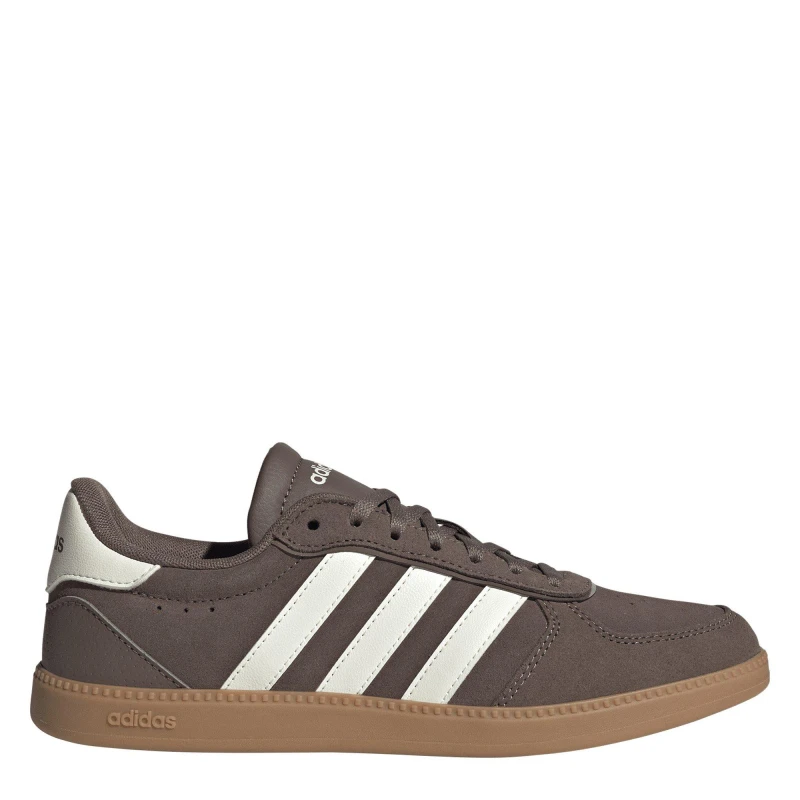 Image of adidas Breaknet Sleek Suede Womens Shoes Low Trainers 4 (36.7) Brown 27368205240