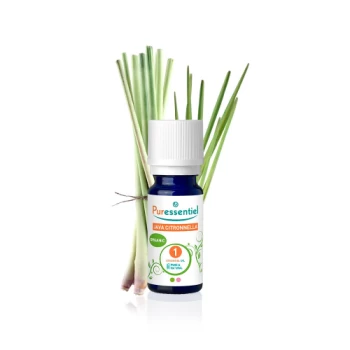 Image of Puressentiel Organic Java Citronella Essential Oil - 10ml