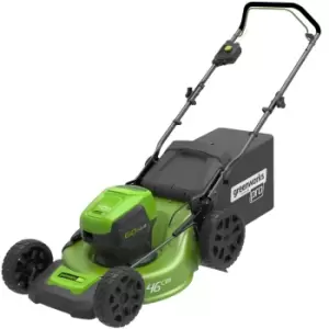 Image of Greenworks GD60LM46 460mm 60V Cordless Brushless Rotary Lawnmower