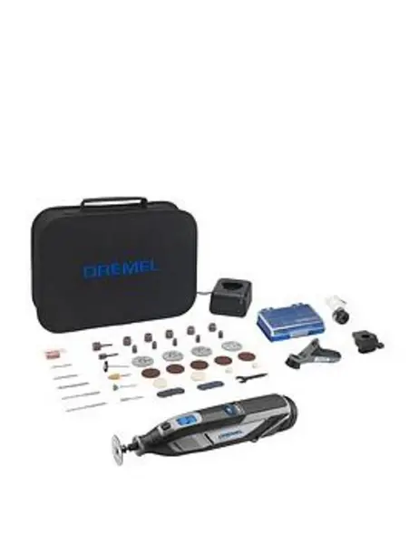 Image of Dremel 8240 12v Cordless Rotary Multi Tool 45 Accesssory Kit 1 x 2ah Li-ion Charger Case