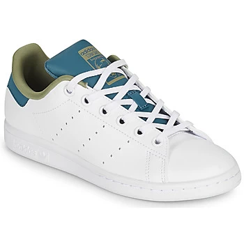 Image of adidas STAN SMITH J Girls Childrens Shoes Trainers in White