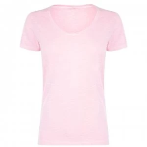 Image of Gant Gant Sun-bleached T Shirt Womens - 637 CALIFOR PNK