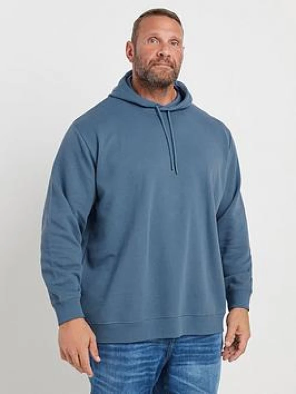 Image of BadRhino BadRhino Men Diamond Quilted Hoodie in Blue Size: large Blue L Male 5063111743889