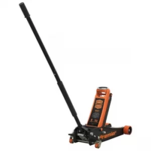 Image of Sealey 4040AO Trolley Jack 4tonne Rocket Lift Orange