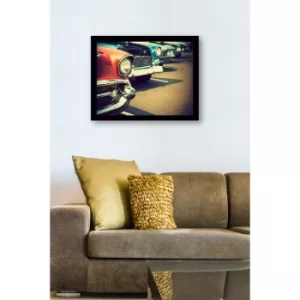 Image of SC0957 Multicolor Decorative Framed MDF Painting